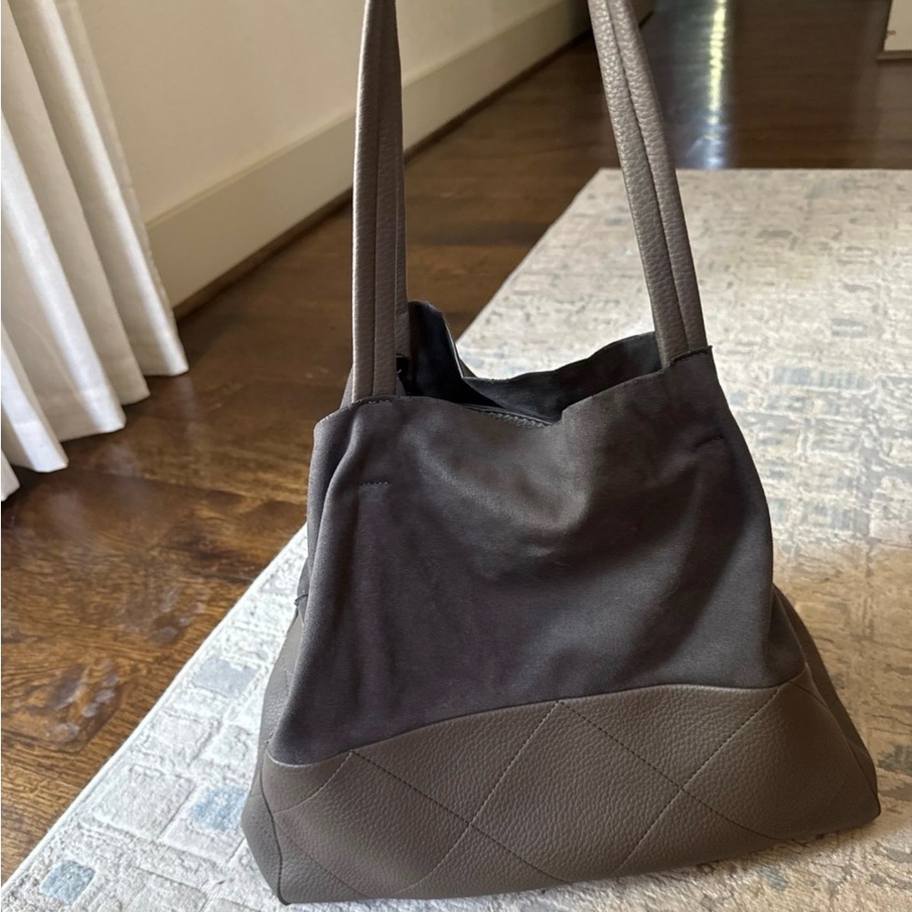Chinese Laundry Black and Brown Tote Bag